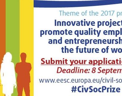 Civil Society Prize – call for proposals now open!