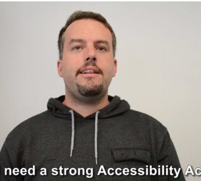 Video on the Accessibility Act: Adopt an Act that actually makes a difference!