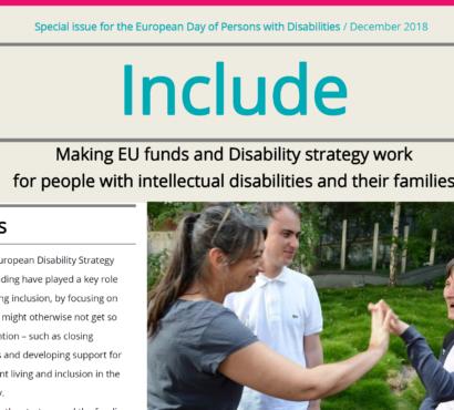 Include – special issue for the European Day of Persons with Disabilities 2018 conference