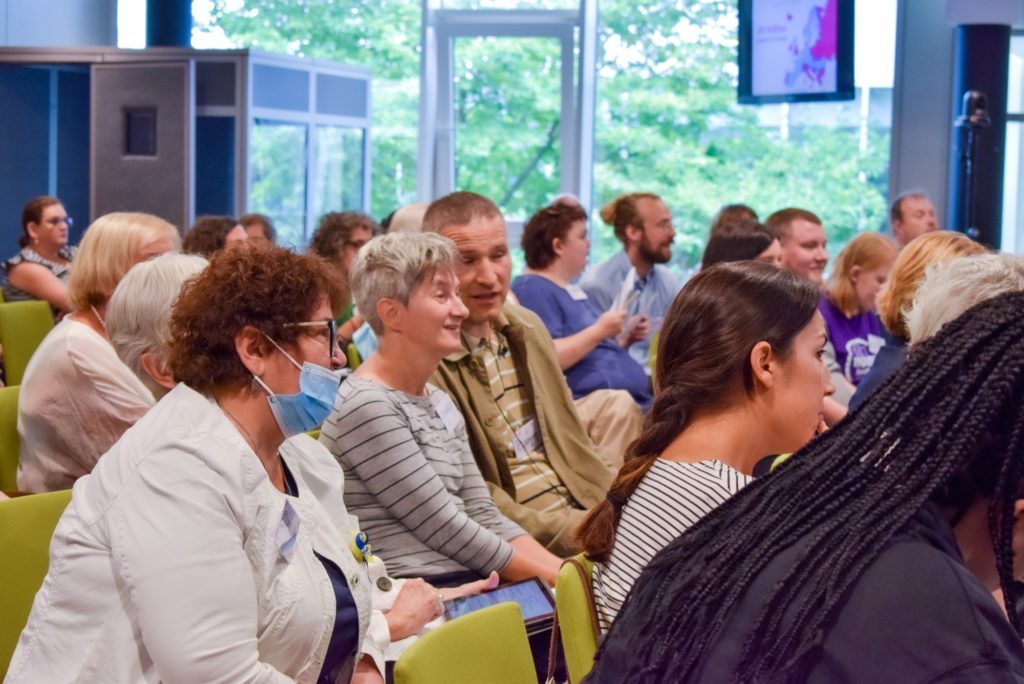 Participants during the first day of the conference