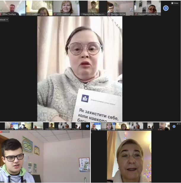 Screenshot from a zoom call showing various speakers from the VGO coaliton conference