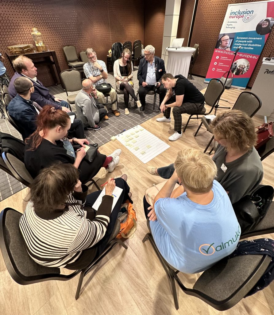 Group discussion at Hear our Voices in Tallinn