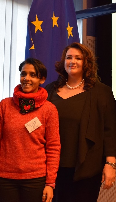 Elisabeta Moldovan and Helena Dalli