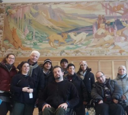 Easy-to-read: Representatives of Italian disability rights group “Associazione Uniamoci Onlus” receive training in Brussels
