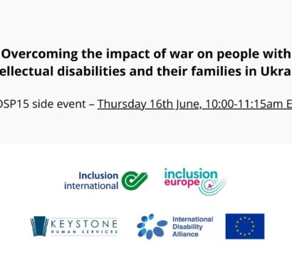 Supporting people with intellectual disabilities and their families in Ukraine – join COSP side event